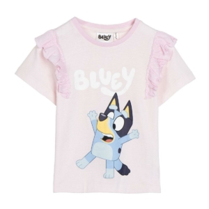 Børne Kortærmet T-shirt Bluey Lyserød