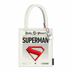 Skuldertaske Superman Beige