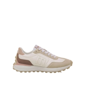 Kvinde Casual Sneakers Mustang Zinc Beige