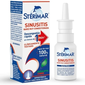 Næsespray Stérimar Sinusitis 20 ml Saltvand Aflastning