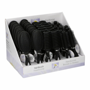 Børste til Glatning af Håret Lifetime Touch of beauty Sort