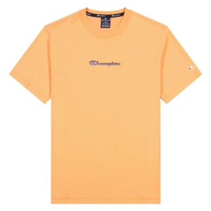 Kortærmet T-shirt til Mænd Champion Crewneck T-Shirt M Orange