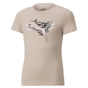 Børne Kortærmet T-shirt Puma Alpha Pink