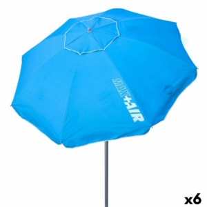 Parasol Aktive Blå Ø 200 cm 200 x 200 x 200 cm 200 x 198,5 x 200 cm UV50 (6 enheder)