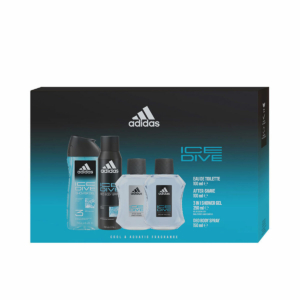 Parfume sæt til mænd Adidas ICE DIVE 4 Dele