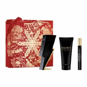 Parfume sæt til mænd Carolina Herrera BAD BOY EDT 3 Dele