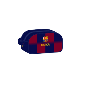 Rejsetoilettaske F.C. Barcelona Blå Rødbrun Sportslig 26 x 15 x 12 cm