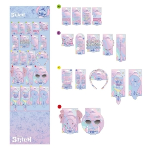 Hårklemmer Stitch Blå