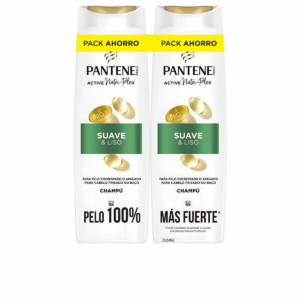 Blødgørende shampoo Pantene SUAVE Y LISO 325 ml (2 enheder)