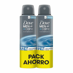 Spray Deodorant Dove men clean confort 150 ml Frisk Mænd 2 Dele (2 enheder)